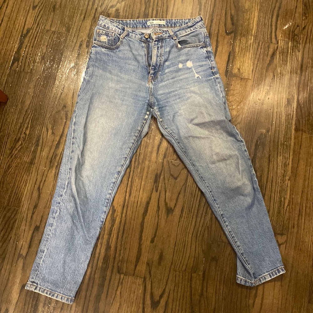 Zara mom jeans